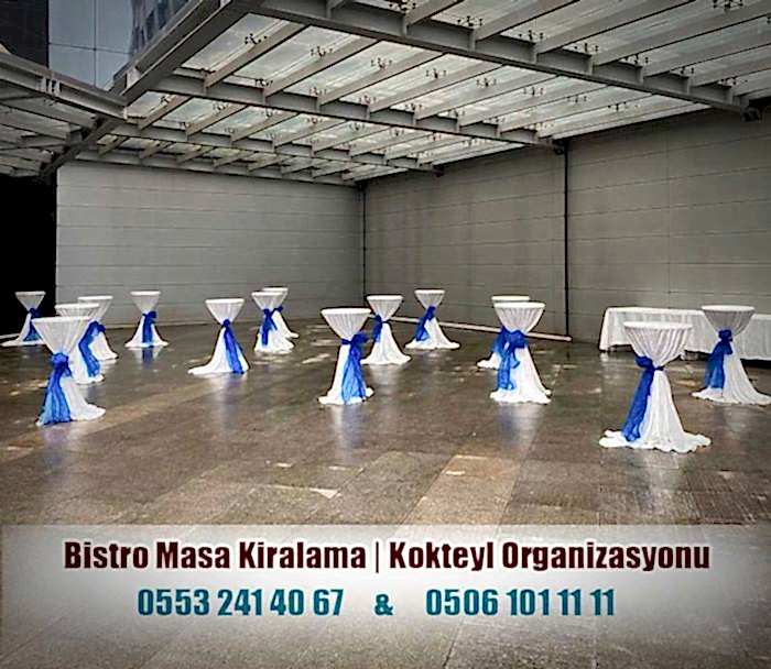 Yüksek Bistro Masası